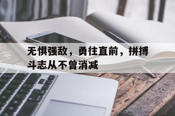 无惧强敌，勇往直前，拼搏斗志从不曾消减